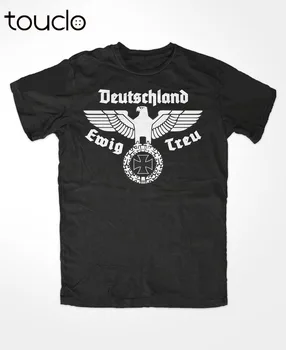 Moda Bombaža T-shirt Majica Reichsadler Ewige Treue Eisernes Kreuz Nemški Rajh Treue Vaterland