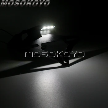 Motorno kolo Registracijo Rep Urejeno Dovoljenje za krožnike LED Luči Fender Eliminator Nosilec Za Kawasaki Ninja 650 Z650 2017-2019