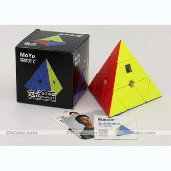 Moyu MeiLong Piramida M Pyuaminx 3x3x3 Magnetna Kocka Pyuaminx M 3x3 Magnet Stickerless Strokovne Izobraževalne Twist Igrače Igra