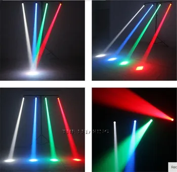Najnovejše 12W Pozornosti RGBW LED 4in1 led pinspot Žarek luči za Ogledalo Žogo Za Disco DJ Party Dogodek Live Show
