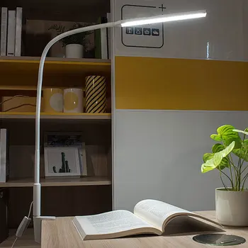 Nastavljiv Tabela Lučka za Branje Doma Upogljivi Posnetek Na 64pcs LED Razsvetljave v Zaprtih prostorih Študija Spalnica Postelji Stepless Zatemnitev Oko, ki Skrbi
