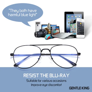 NEŽEN KRALJ, Očala, Mobilni Telefon Očala Sevanja Modra Svetloba Moške Ravno Zrcalo Računalniške Očala Proti Blue Ray Očala Jasno