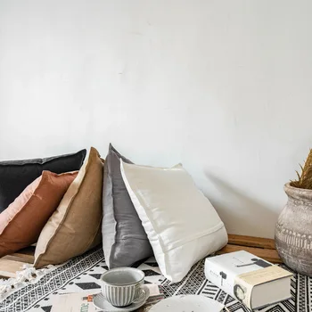 Nordijska preprost slog, barva perila bombaž blazine pokrov doma kava bar, hotel kavč dekorativni vzglavnik kritje 45*45 cm prevleke