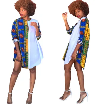 Nove Afriške Obleka Ženske Tiskanja Bazin Dashiki Afriki Oblačila Z Dolgimi Rokavi Poletje Jesen Majica Vestidos Ženski 2020 Blusa