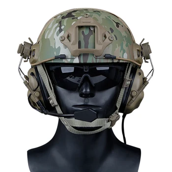 Nove Vojaške Slušalke Čelada Vojske Taktično Lov Streljanje Slušalke Airsoft Paintball Slušalke CS Wargame Zaščito Opreme