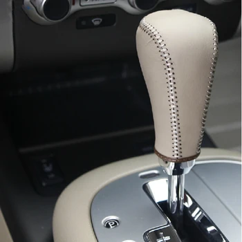 Ohišje za Nissan Murano Samodejno Prestavna Ovratnice zajema Pravega usnja DIY prestavljanje Ročica Pokrov Avto styling dodatki