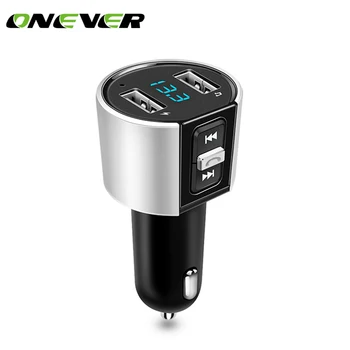 Onever FM Oddajnik Aux Modulator Prostoročno opremo Bluetooth Car Kit Car Audio, MP3 Predvajalnik s 3,4 Hitro Polnjenje Dvojno USB Avto Polnilec