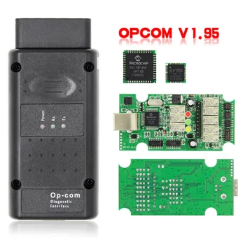 OPCOM Za Opel OP COM 1.95 Flash Posodobitev Strojne programske opreme OP-COM 1.95 PIC18F458 FTDI LAHKO BUS OBD OBD2 Optičnega Avto Diagnostiko, Avto Orodje