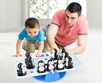 Otrok Interaktivni Bilance Pingvin Multiplayer Namizje Dobroimetje Pingvin Klackalicu Igrače Zbiranje Darilo Predstavitev