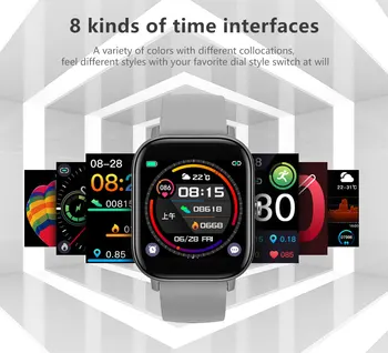 P9 Pametno Gledati Moške Poln na Dotik Fitnes Tracker Ženske Krvni Tlak Ura P8 Bluetooth Klic Smartwatch Za Android IOS PK F10 i10