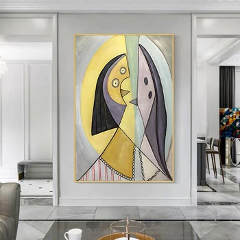 Picasso Povzetek Slavni slika Umetnosti Plakatov in Fotografij Platna Slike Wall Art Slik, Dnevna Soba Dekor (Brez Okvirja)