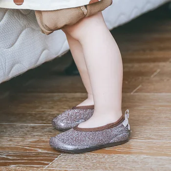 Plitvo usta otroške čevlje, nogavice, anti-slip tla, nogavice, čevlji mehke gume, ki je edini baby toddler copati nogavice