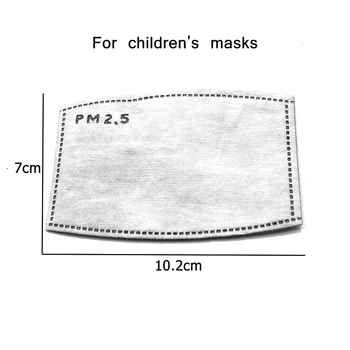 Pm25 Filter, ARBON-FILTER PAPIR, Usta-Masko Aktivira Non-Woven Anti-Haze Otroci/odrasli Masko Z Filtra aktivno oglje Pad