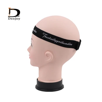 Po meri logo lasuljo Elastični Trak za lase Elastično glavo obloge band čipke taline pasu fastner trak kavljem in zanke rob slayer band
