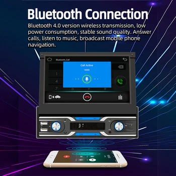 Podofo Android 1 Din Avto Stereo Radio, GPS Navi 7