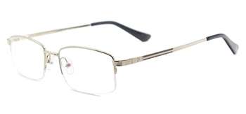 Poslovni Slog Kovinski Pol Platišča Moških Očala Pravokotnik Multifokalna Eyeglass Okvirji Za Recept Stopnjo Leče