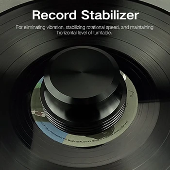 Praktični Kovinski Phonograph Gramofon Stabilizator Objemka za LP Vinil Zapis Disc Predvajalnik Gramofonskih Stabilizator