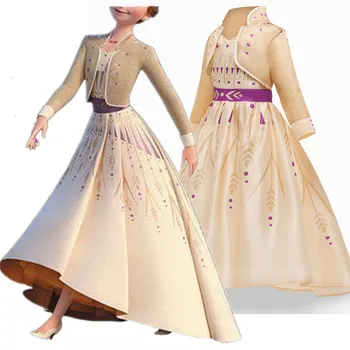 Princesa Dekle Obleko Obleke za Dekleta Rojstni dan 4 8 10 Letih Baby Dekleta Oblačenja Fantasy Otrok Halloween Kostum Cosplay