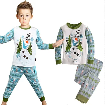 Prosti čas Risanka Majica+hlače, pižame 2pcs nastavite otroška Oblačila Nastavite Obleko Malčke Baby Boy Dolge Rokave Set 2-7t