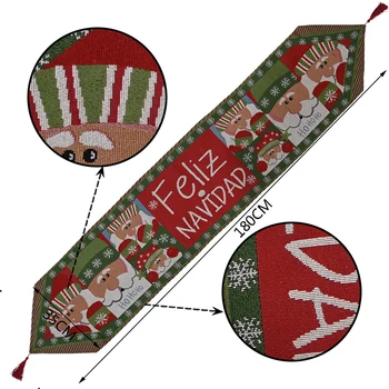 Prt Božični Dekor Rdeča Snežinka Božični Prt Banket Stroj Tabela Kritje Tekstilne Doma Dobave Božič Prt