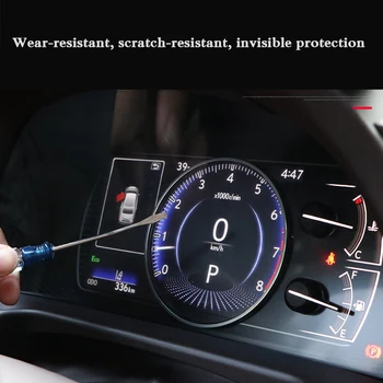 QCBXYYXH Avto Styling Avto armaturne plošče Barva Zaščitni HIŠNE Film, Lexus ES 2019-Danes Svetlobe oddaja 4H odporna na praske