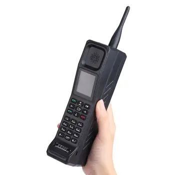 Retro Slog Velike Mobilni Telefon, Antena Dober Signal Moči Banke Extroverted FM Bluetooth Svetilka GPRS Telefon P406