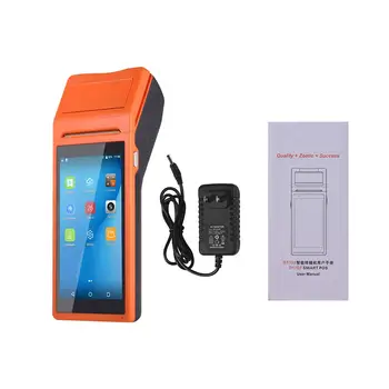 Ročnih mobilnih PDA Android Pos Terminala Terminales 3G Brezžično Wifi, Bluetooth, PDA Z 58mm Termični Tiskalnik 5.5 Zaslon na Dotik