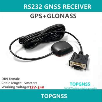 RS232 sprejemnik gps antena modul gps, glonass Dvojni način VCC 12V NMEA 0183 Industrijske nadzor kakovosti DB9 ženski GN200GRV12