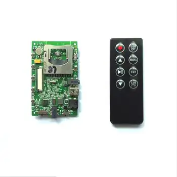 SD Digitalni Video Snemalnik Modul Varnostni Video Nadzor, Mikro-DVR Modul Z Daljinsko upravljanje Mini Odbor DVR