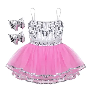 Sequins Otroci, Dekleta, Roža Punca Obleke Dekleta Pageant Obleke Prvo Obhajilo Obleke Party Obleke za Maturantski Stranka Dancewear