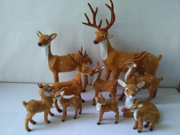 Simulacija sika jelena model,polietilen&specializiranimi za umetno krzno, krzneni izdelki jelena obrt prop,doma dekoracijo igrača darilo a1866