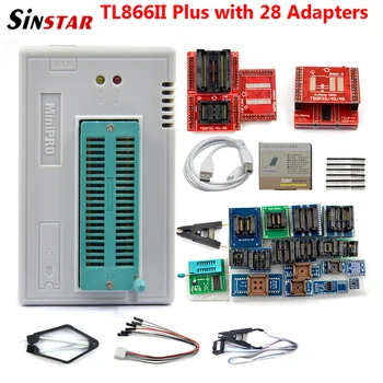 Sinstar Najnovejši V10.41 Minipro TL866II Plus USB Programer podporo 16000+IC SPI NAND Flash EEPROM MCU PIC AVR Visoke Kakovosti