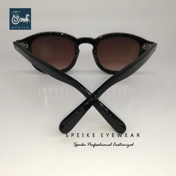 SPEIKE Meri letnik gradient čaj sončna očala Johnny Depp Lemtosh slog retro brown stekla so lahko kratkovidnost sončna očala