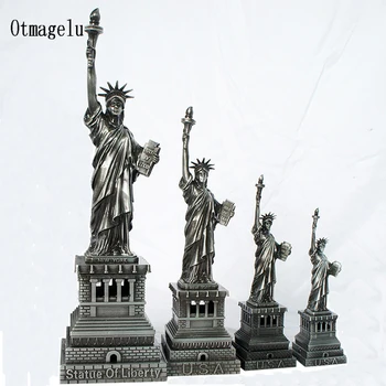 Spominki ZDA Kip Svobode Kovin Okraski Okraski Model Home Office Dekor Dekorativni Obrti Figurice Miniature Darilo