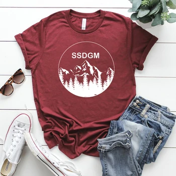 SSDGM Majica Murderino T-shirt Moj Najljubši Umor MFM Srajce Letnik Smešno Graphic Tee Hipster Vrhovi Mujer Camisetas