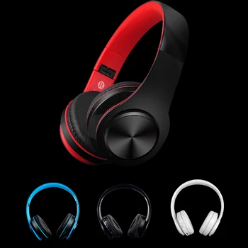 Stereo Prostoročno Headfone Čelade Audio Slušalke Slušalke Bluetooth Brezžične Slušalke Slušalke za Računalnik PC Aux Glavo Telefon