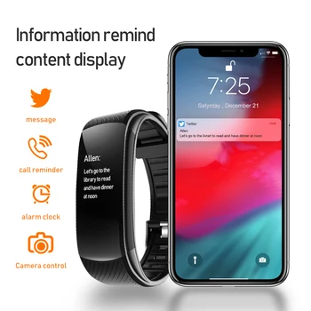 Telesna Temperatura Digitalni Watch Moških Zapestne Ure Ženske Bluetooth Zapestnica Ura Silikonska Ženske Digitalni Watch Srce Android, IOS