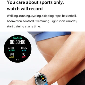 Torntisc S26 Pametno Gledati Moške HD Zaslon 320MAH Bluetooth Klic Multi Language Vremenska napoved Šport Smartwatch Za Android IOS