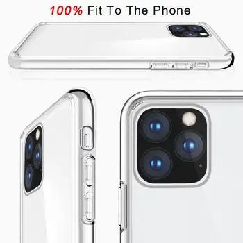 Uradni Jasno Primeru Za Apple iPhone 12 Pro Max 2020 Težko PC Nazaj Kritje Za iPhone 12 Pro 12 Mini Mobilni Telefon Primeru Coque Fundas