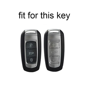 Usnje Avto Ključ Primeru za Geely Atlas Boyue NL3 EX7 Emgrand X7 EmgrarandX7 SUV GT GC9 Borui Keychain Pametni Ključ Primeru Zajema