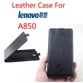 Usnjena torbica Za Lenovo A850+ A850 Plus pokrovček ohišja ohišje Za Lenovo A850 + / 850 + Telefon primerih zajema Mobilni Telefon Vrečke