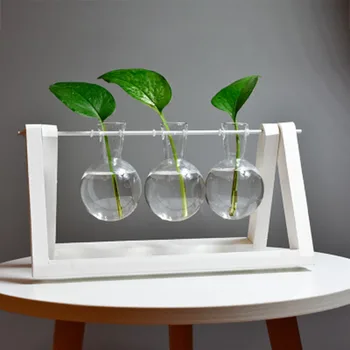 Ustvarjalne vaza rastlin stekla hydroponic posodo kmetiji dekorativna vaza doma odlikovanja