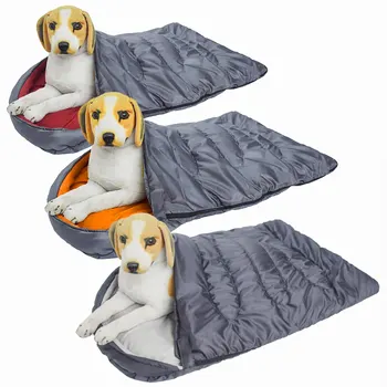 Velika nepremočljiva pes spalna vreča jjeza postelja nahrbtnik toplo pes ploščica s prenosno vrečko za shranjevanje notranja zunanja potovanja 45