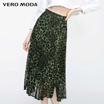 Vero Moda Pomlad & Poletje Leopard Tiskanja Nabrano Krilo|319216514