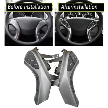 Večfunkcijsko tipko Za Hyundai Elantra 2012 2013 Leto I30 Volan tempomat Audio Bluetooth Izmenjava