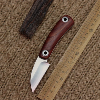 Visoka kakovost D2 rezilo materiala Dalbergia masivnega lesa ročaj majhen zložljiv nož prostem kampiranje folding nož za sadje EOS orodje