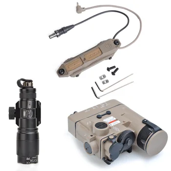 WADSN M300 Mini Svetilka DBAL-D2 Orožje Luči Red Dot IR Laser Dvojni Nadzor Povečan Pritisk Stikala Blok oprema Komplet