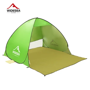Widesea plaži šotor pop up odprite 1-2person sunshelter hitro samodejno 90% UV-zaščitna nadstrešek šotor za kampiranje, ribolov dežnik
