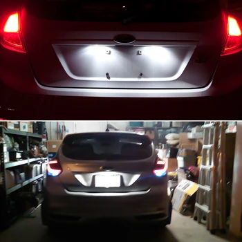 Xenon Bela Napak LED Avto Tablice Število Luči Za Ford Focus 5D Fiesta Mondeo MK4 C-Max MK2 S-Max Kuga Galaxy itd