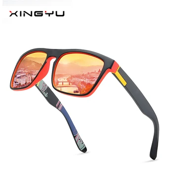 XINGYU blagovne ZNAMKE 2020 NOV Kvadratni sončna Očala Moških Polarizirana sončna Očala Retro Vintage Očala Ženske Modni UV400 Vožnje Očala